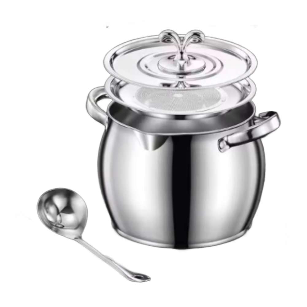 Commercial Kitchen Oil Filter - Grease Separator Jar Oil Filter Pot