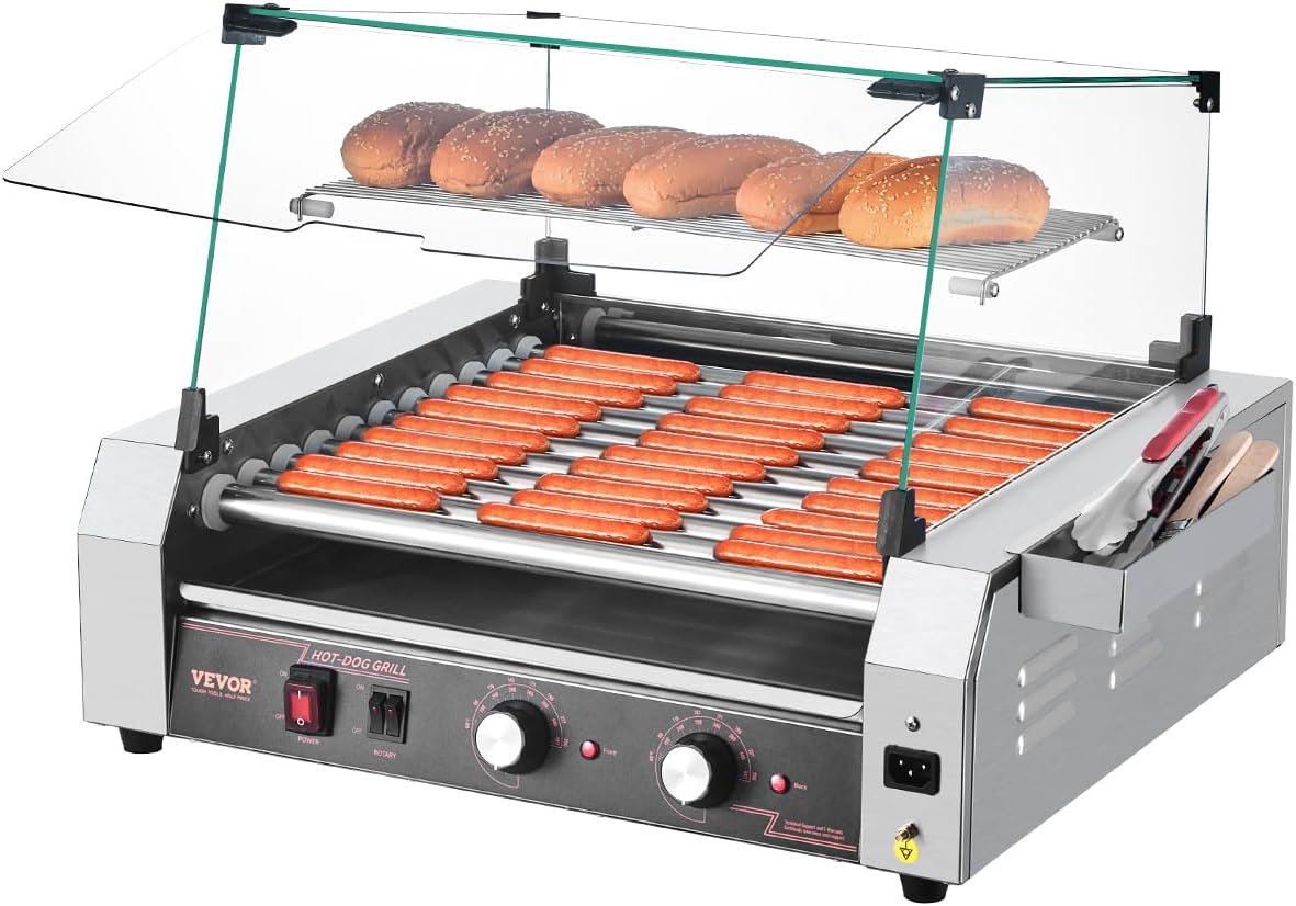 Hot Dog Roller Grill - Hot Dog Roller, 30 Hot Dog