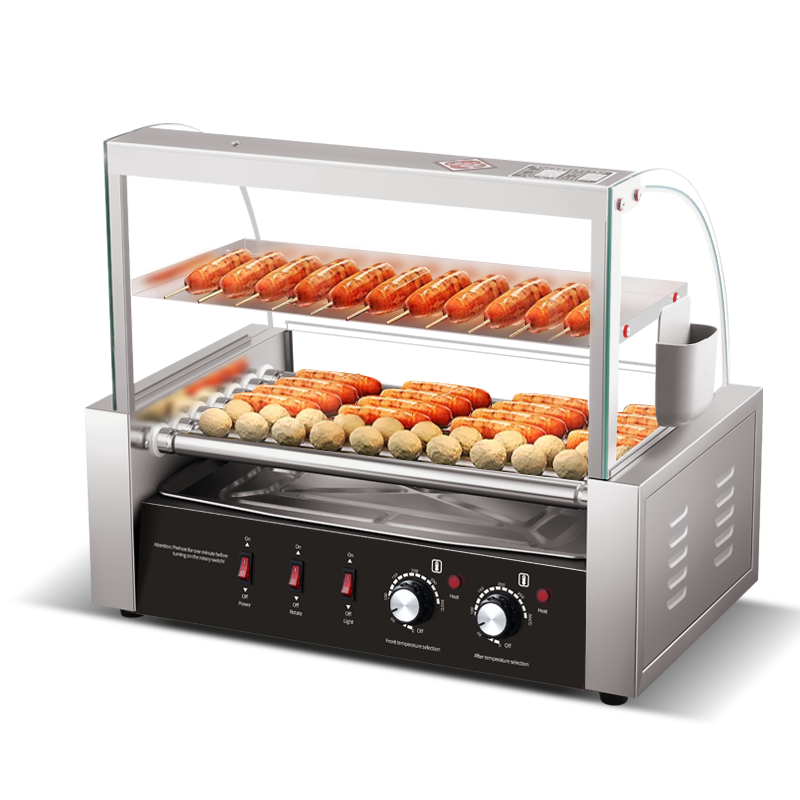 Hot Dog Roller Grill - Commercial Hot Dog Machine Hot Dog