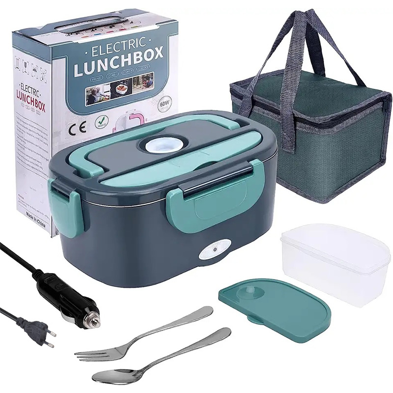 Food Warmer Display - 1.5 L 60W Electric Lunch Box