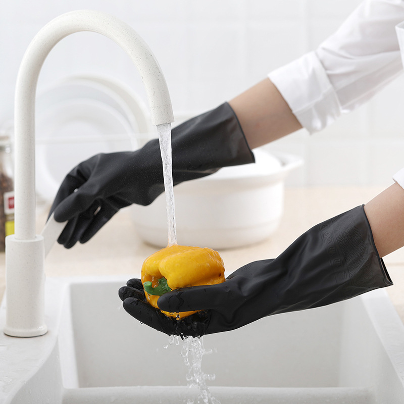 1 Đôi Găng Tay Đen Giặt Nhà Gă - đánh giá và giá Commercial Kitchen Gloves
