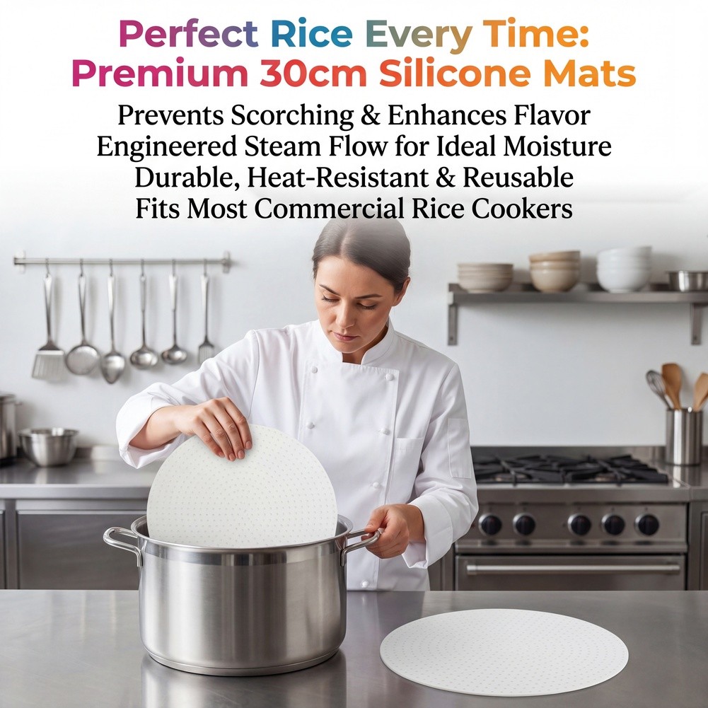 2pcs 30cm Silicone Anti Scorch - đánh giá và giá Commercial Rice Cooker
