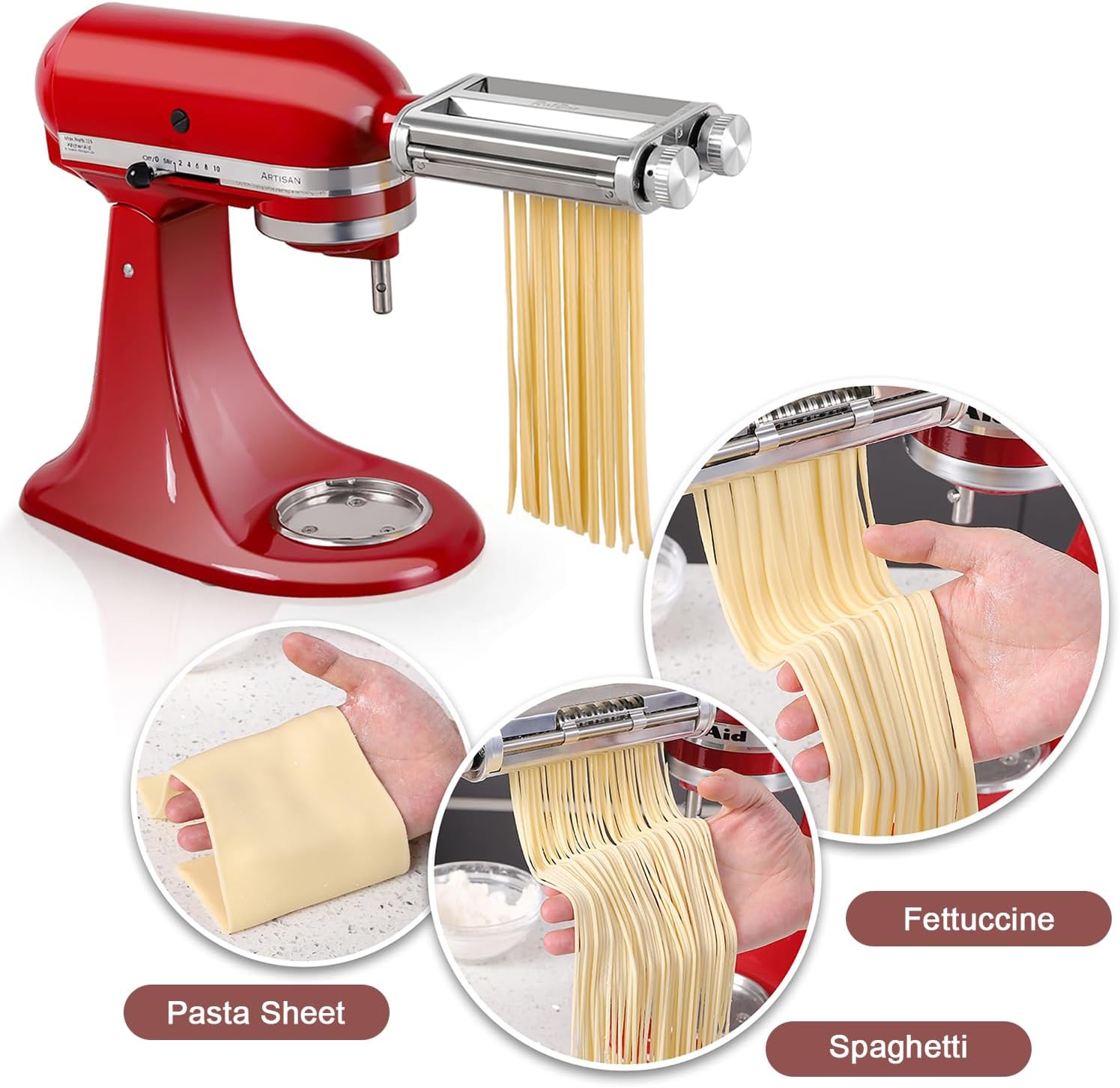 KitchenAid Mixer 3-in-1 Pasta  - đánh giá và giá Commercial Kitchen Aid Mixer