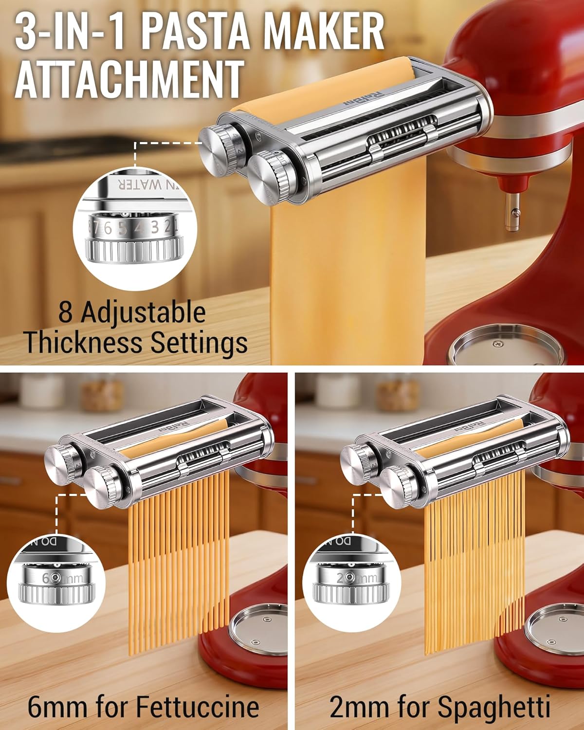 KitchenAid Mixer 3-in-1 Pasta  - đánh giá và giá Commercial Kitchen Aid Mixer
