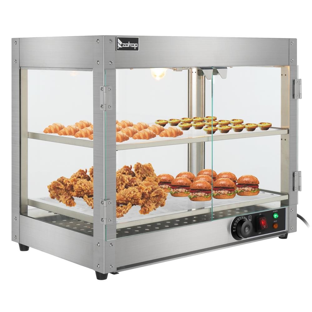 2 Tier Electric 800W Food Warm - đánh giá và giá Food Warmer Display