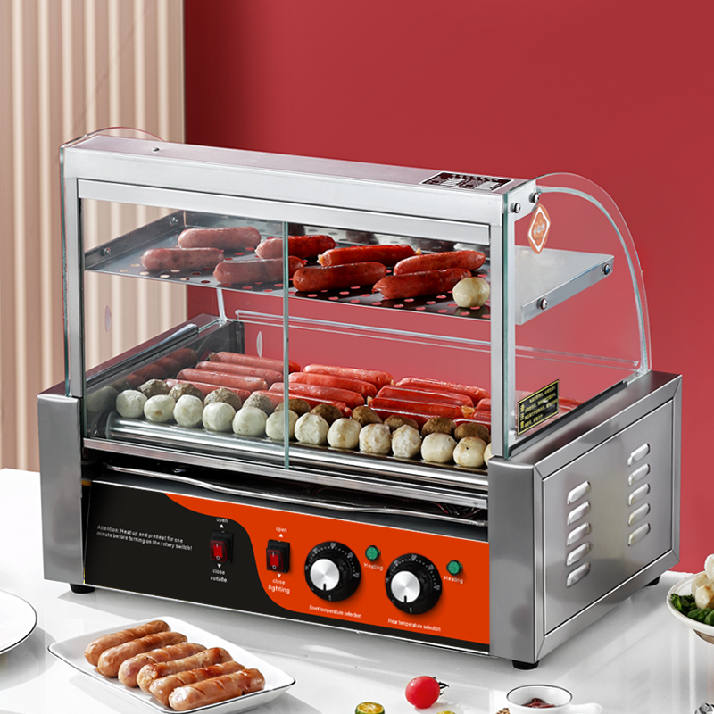 Electric Stainless Steel Hot D - đánh giá và giá Hot Dog Roller Grill