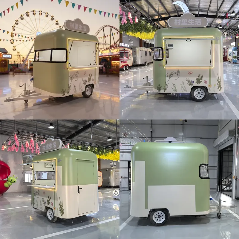 Custom Mobile Food Vending Tru - đánh giá và giá Commercial Kitchen Trailer