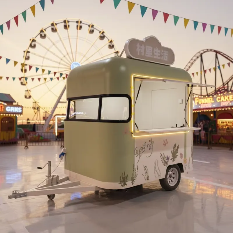 Custom Mobile Food Vending Tru - đánh giá và giá Commercial Kitchen Trailer