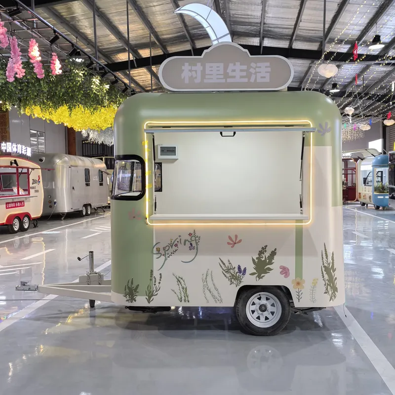 Custom Mobile Food Vending Tru - đánh giá và giá Commercial Kitchen Trailer