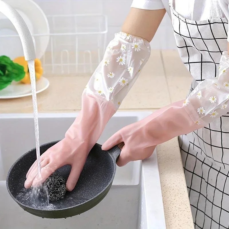 Household Long Sleeve Rubber G - đánh giá và giá Commercial Kitchen Gloves