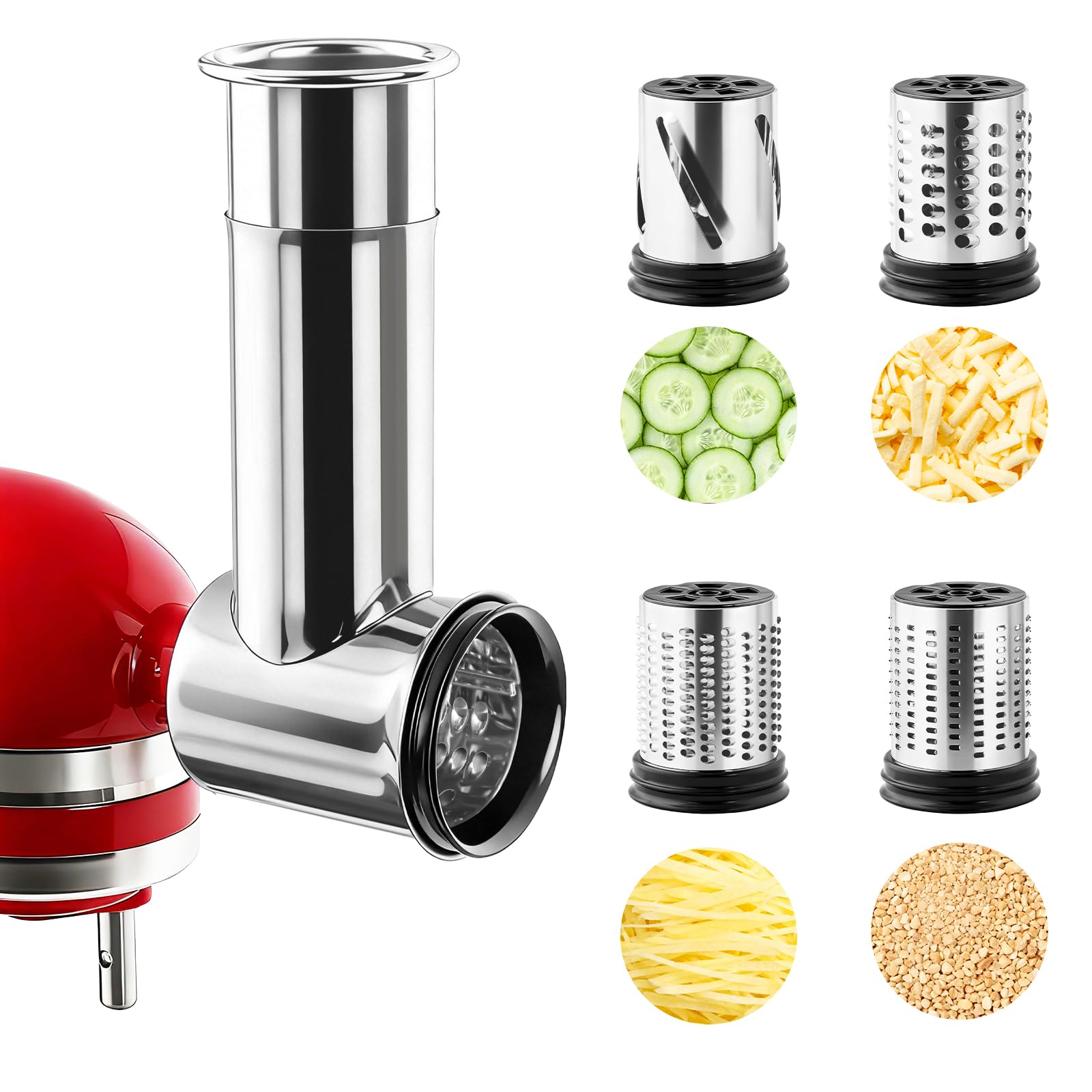 Stainless Steel Slicer Shredde - đánh giá và giá Commercial Kitchen Aid Mixer