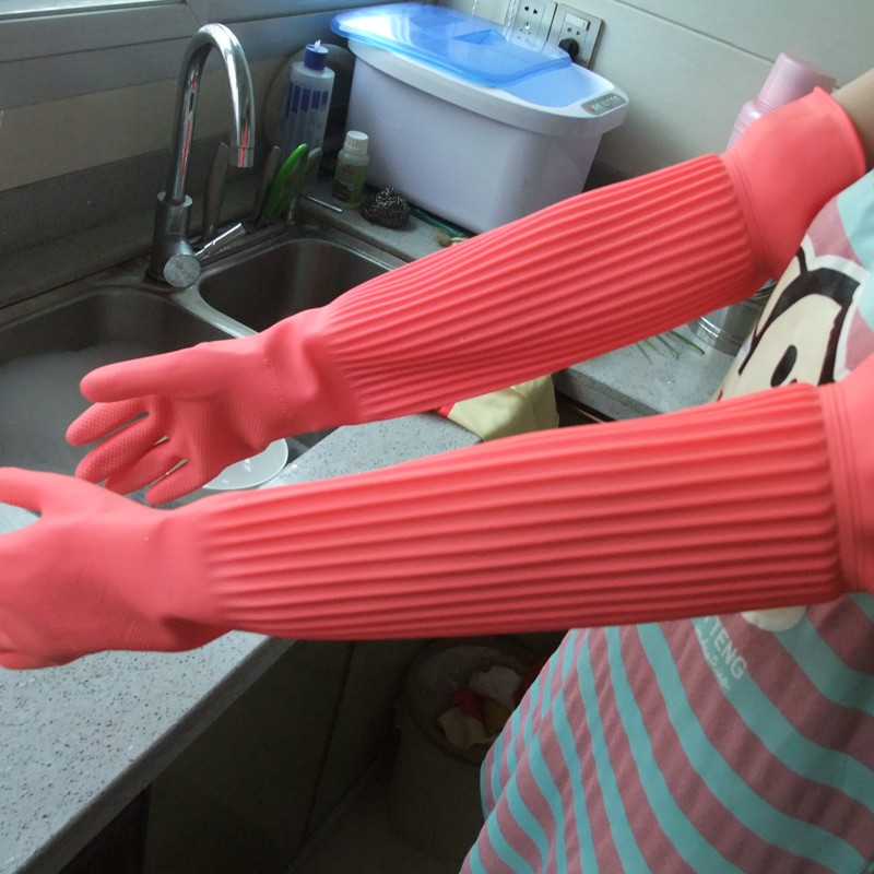 58Cm Giặt Hộ Gia Đình Scrubbe  - đánh giá và giá Commercial Kitchen Gloves