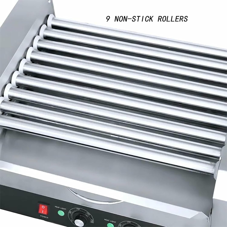 HHD09A Hotdog Roller Grill Com - đánh giá và giá Hot Dog Roller Grill
