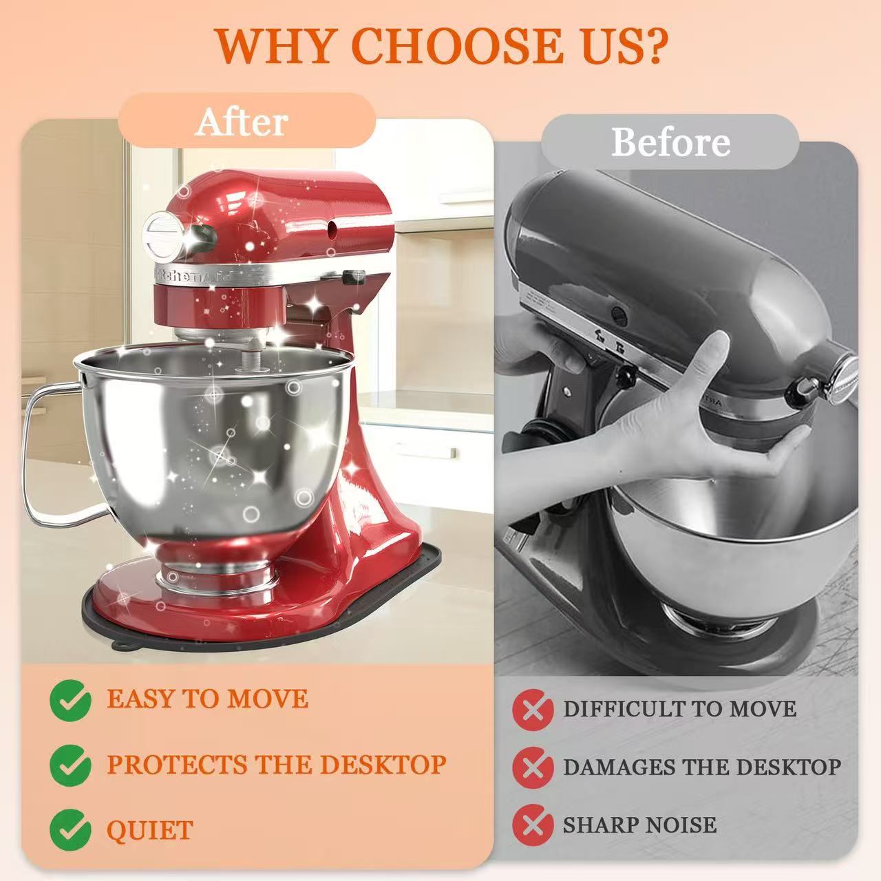 Silicone Sliding Mat for Kitch - đánh giá và giá Commercial Kitchen Aid Mixer