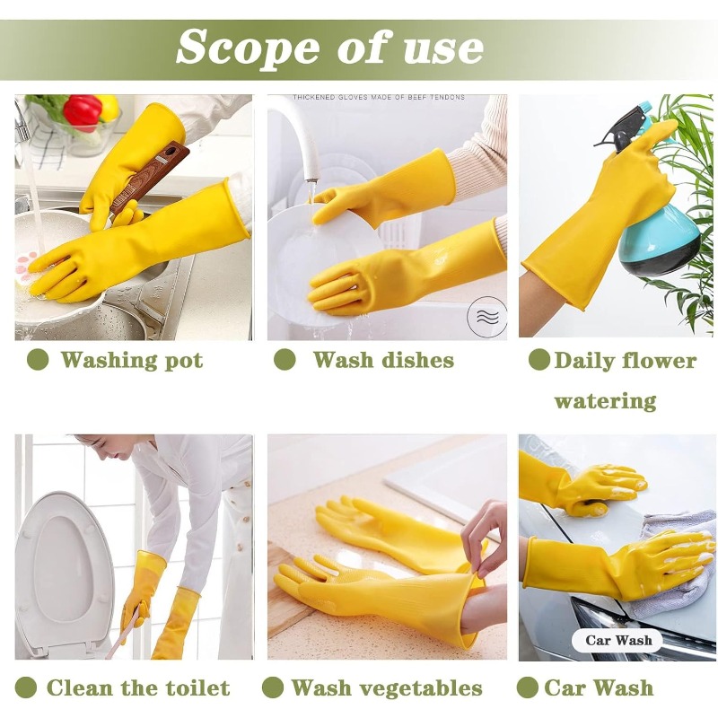 3 Pairs for Kitchen Washing Bo - đánh giá và giá Commercial Kitchen Gloves