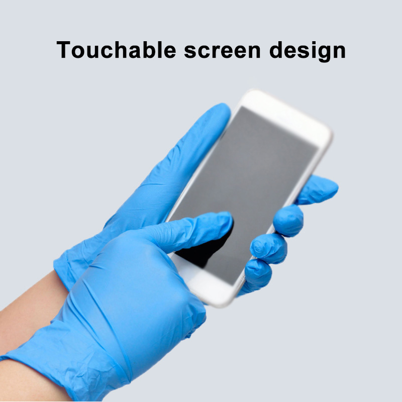 50/100PCS Blue Nitrile Gloves  - đánh giá và giá Commercial Kitchen Gloves