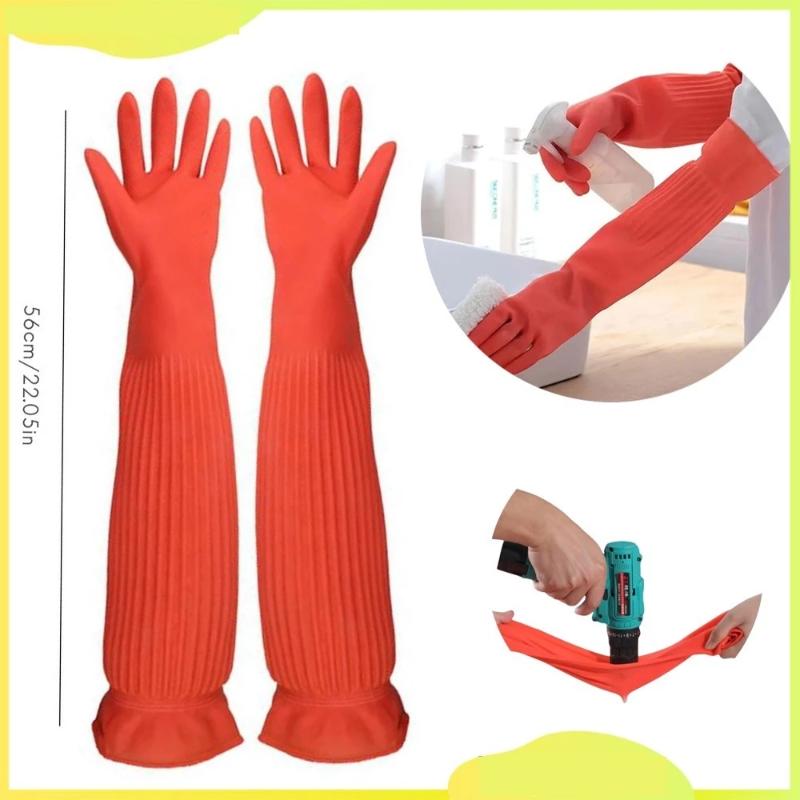 Extra‑Long Rubber Cleaning Glo - đánh giá và giá Commercial Kitchen Gloves