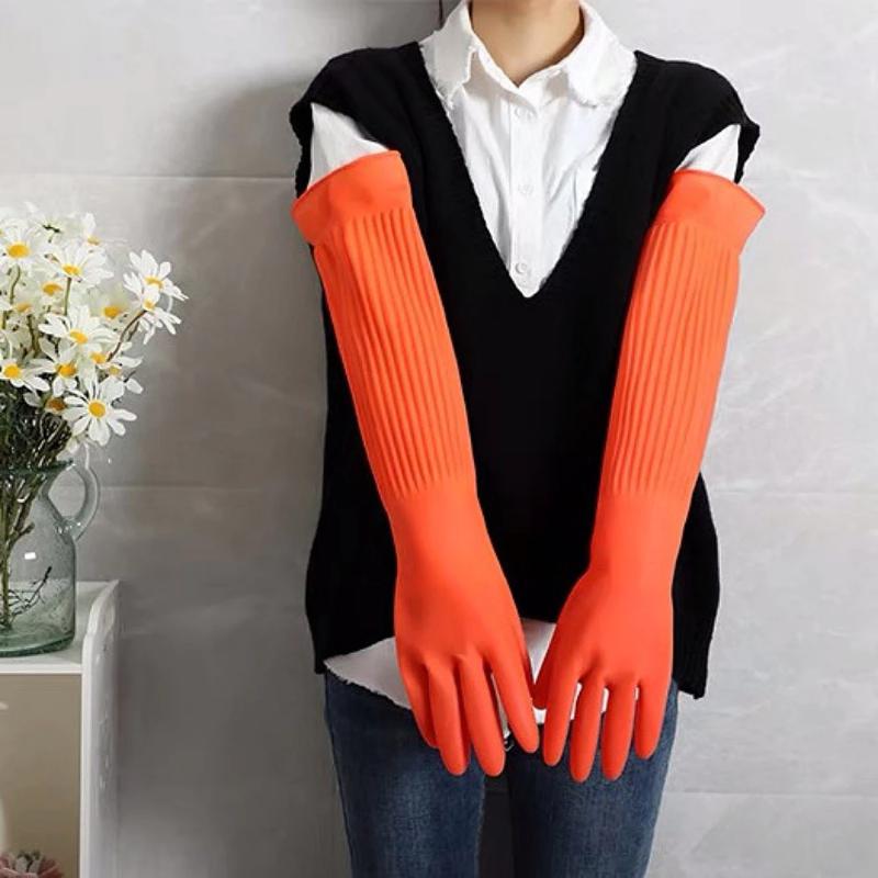 Extra‑Long Rubber Cleaning Glo - đánh giá và giá Commercial Kitchen Gloves