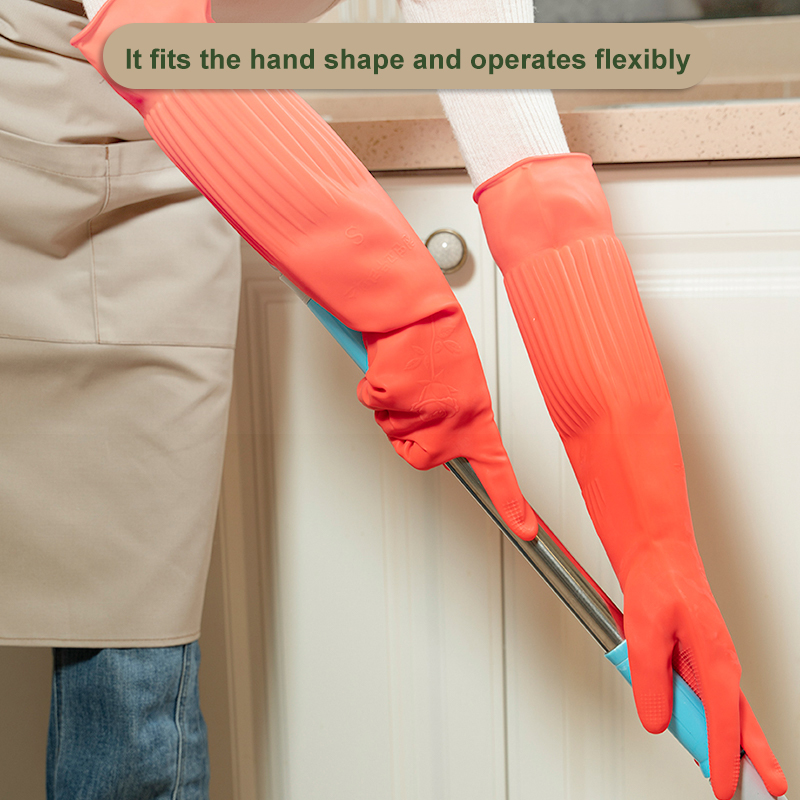 1 Pair Waterproof Latex Long G - đánh giá và giá Commercial Kitchen Gloves