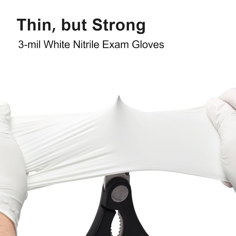 10-100PCS White Disposable Nit - đánh giá và giá Commercial Kitchen Gloves
