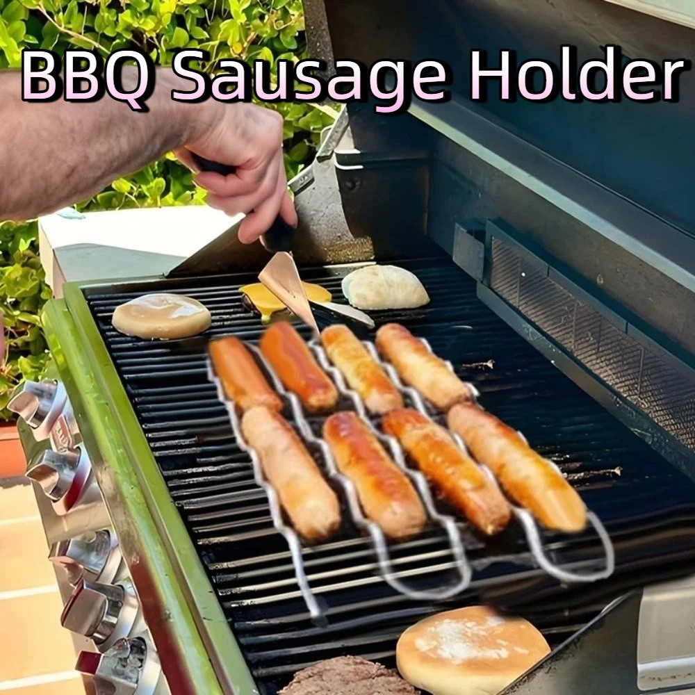 Stainless Steel BBQ Sausage Ro - đánh giá và giá Hot Dog Roller Grill