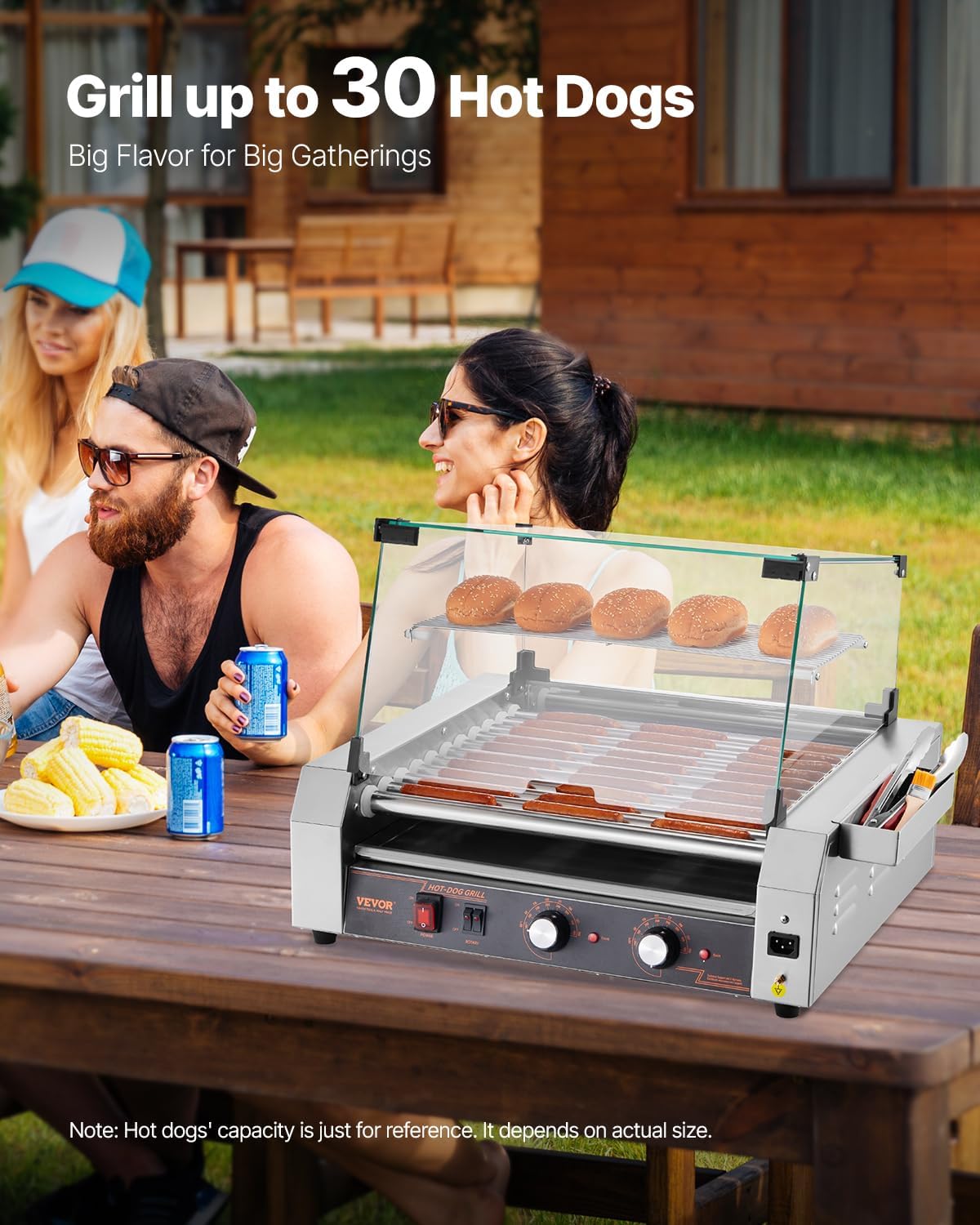 Hot Dog Roller, 30 Hot Dog 11  - đánh giá và giá Hot Dog Roller Grill