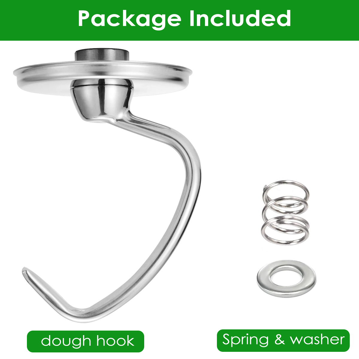 Stainless Steel Dough Hook Wit - đánh giá và giá Commercial Kitchen Aid Mixer