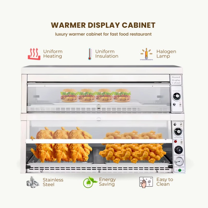 TENSHINE KFC Style Display War - đánh giá và giá Food Warmer Display